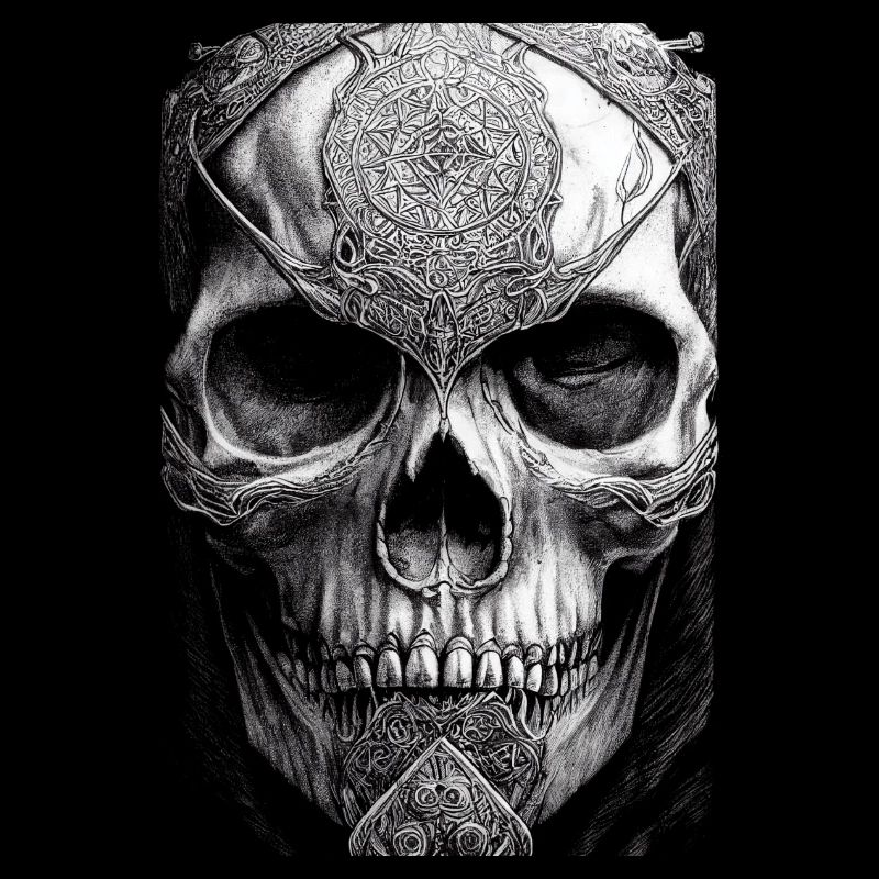 Wikinger Totenkopfschädel - Viking Skull