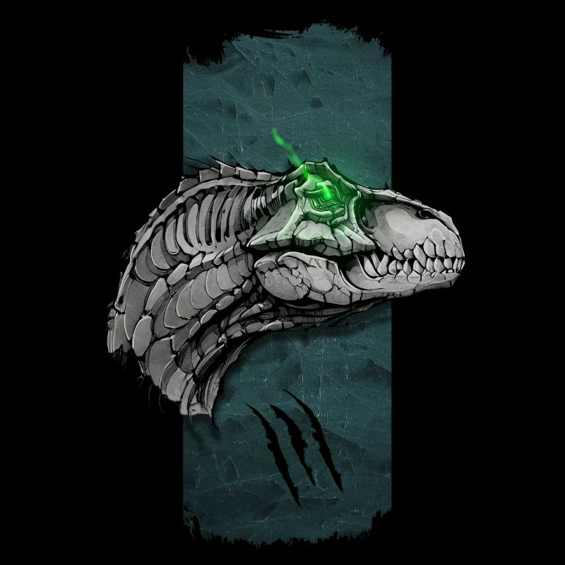 Glühender Raptor: Der glühende Blick