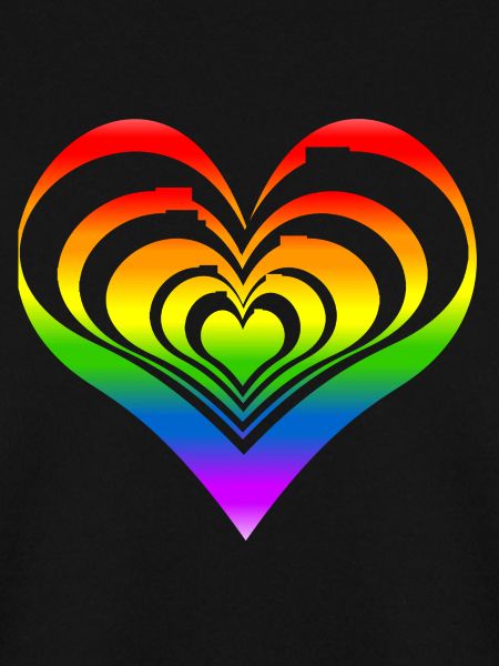 Herzliebhaber Regenbogen