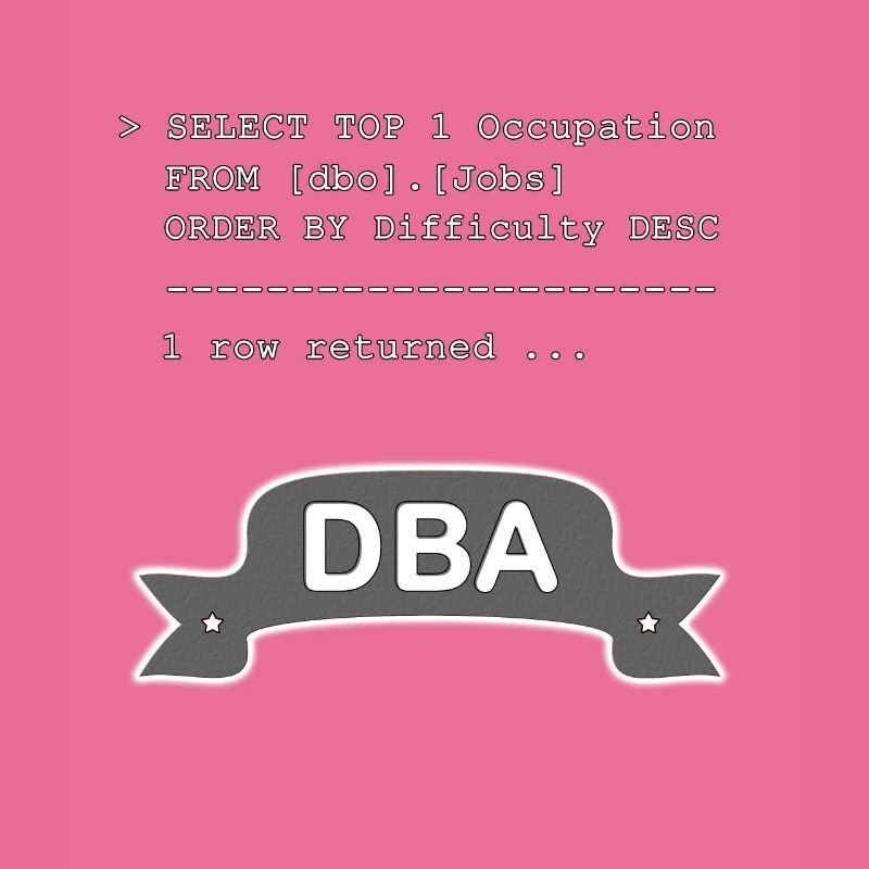 Database Administrator DBA SQL Funny