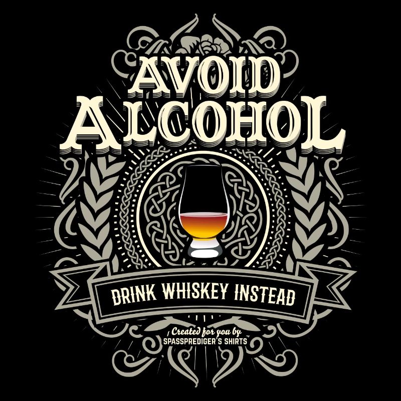 Avoid Alcohol Drink Whiskey Vintage