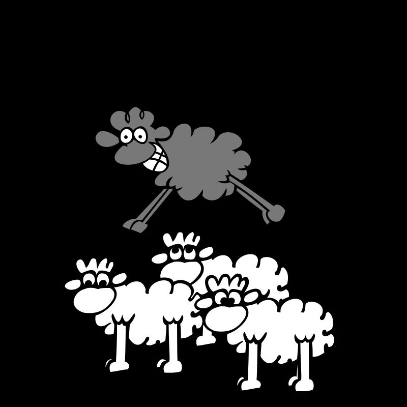 jumping sheep
