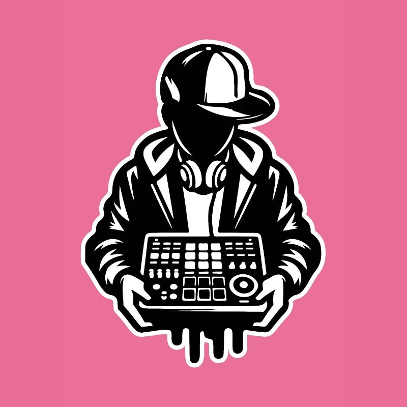 Beat Maker Sampler in der Hand