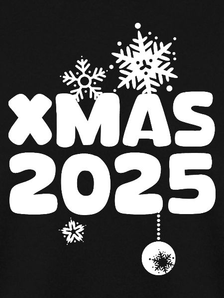XMAS 2025 mit Schneeflocken Design