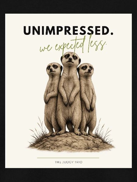 Unimpressed Funny Meerkat