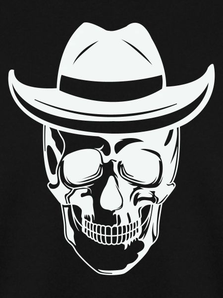 Skull with sunglasses