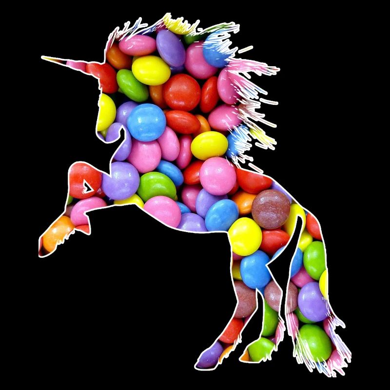 Einhorn Bunt Farbe Smarties