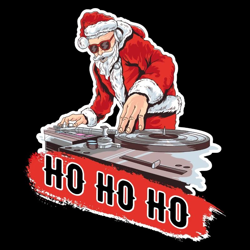 DJ Santa Claus Techno Christmas Gift