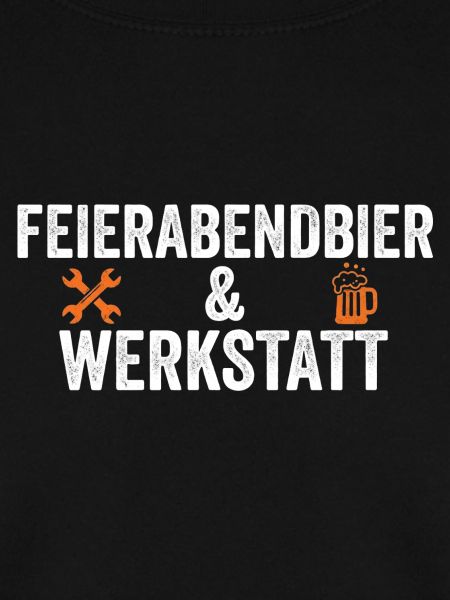 Feierabendbier & Werkstatt – Handwerker T-Shirt