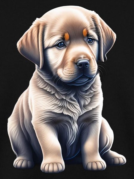 Süßer Labrador Welpe