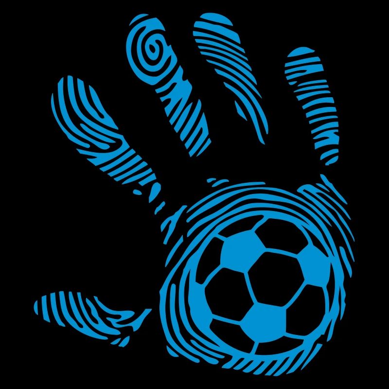 Fußball Fußabdruck