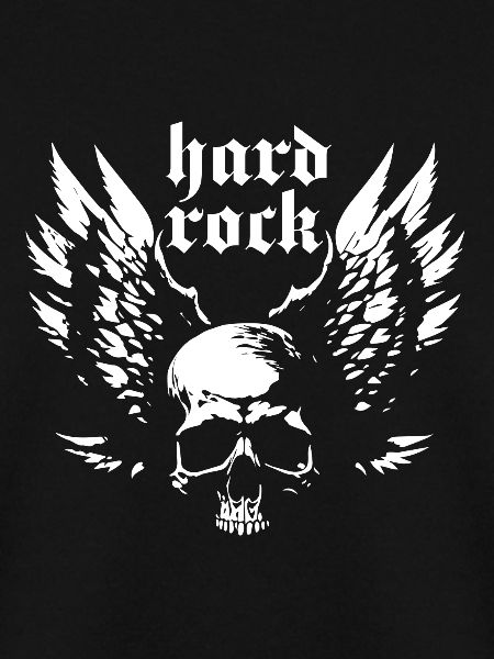 hardrock skull with wings