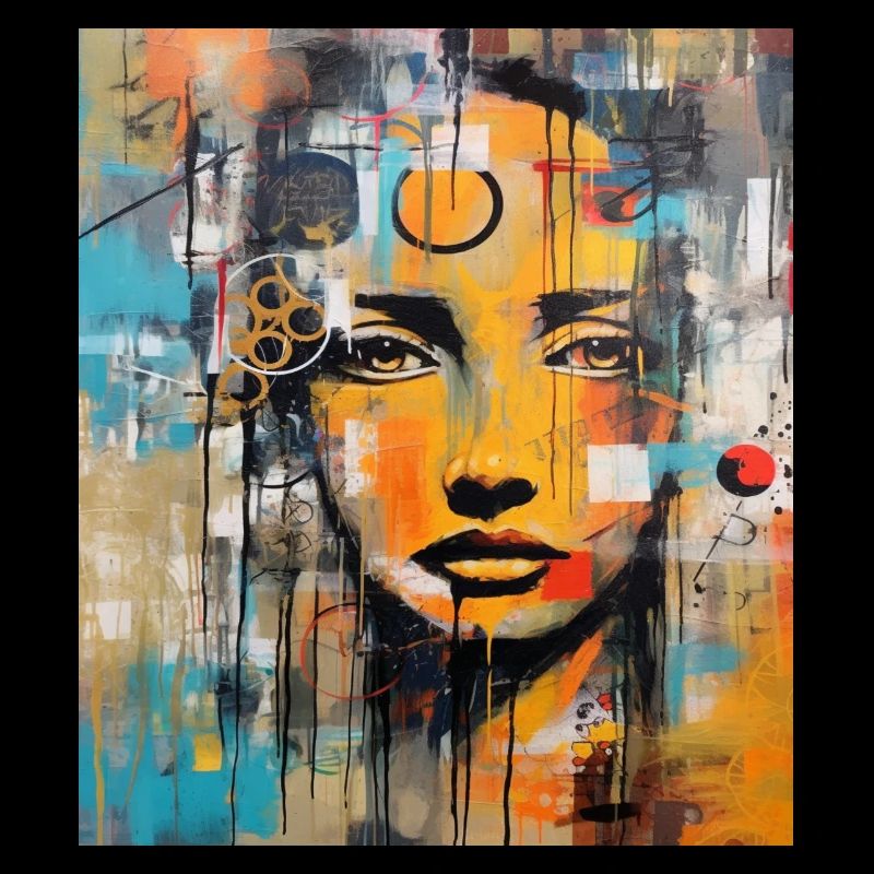 STREET ART FRAU