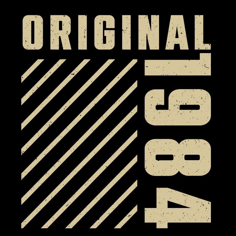 Original 1984 Authentic 1984 Vintage Bursdag