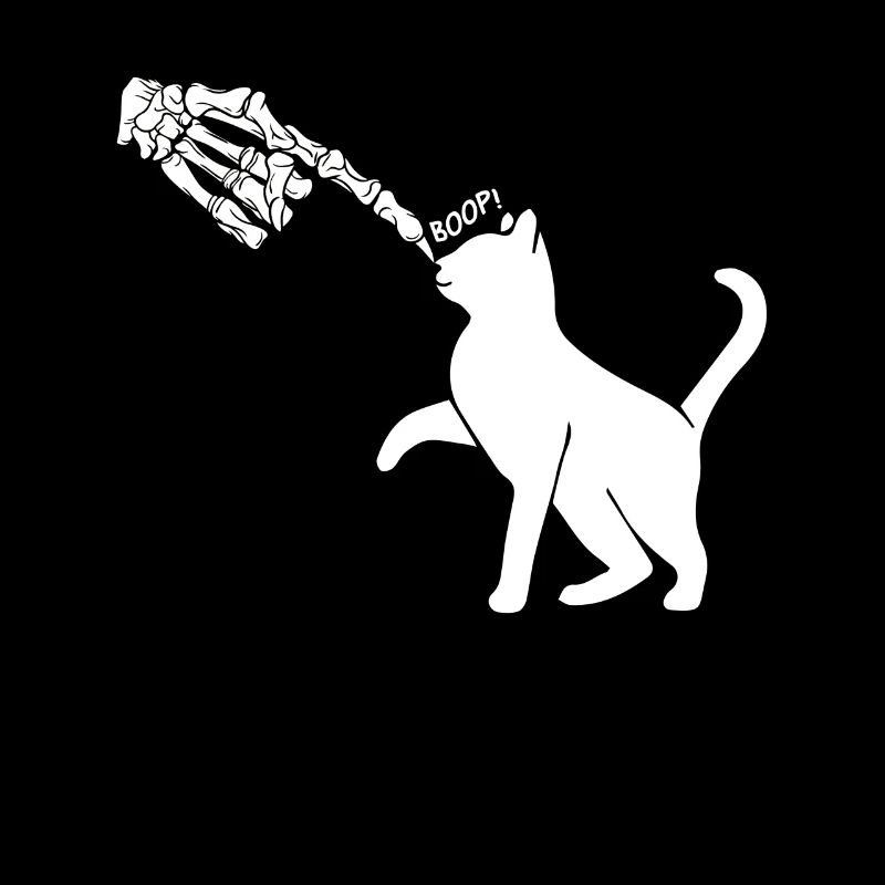 Spooky Boop Skeleton Main Touch Nose Cat Costume