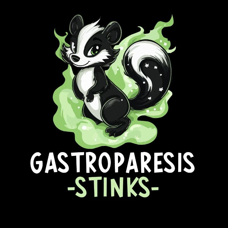 Gastroparesis Stink Funny Skunk Design