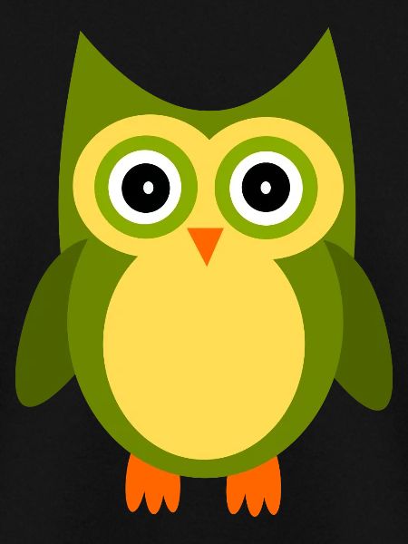 grüne Eule Vogel grün