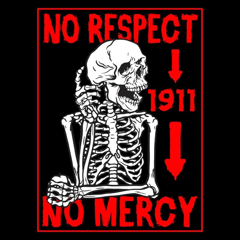 No Respect 1911 red