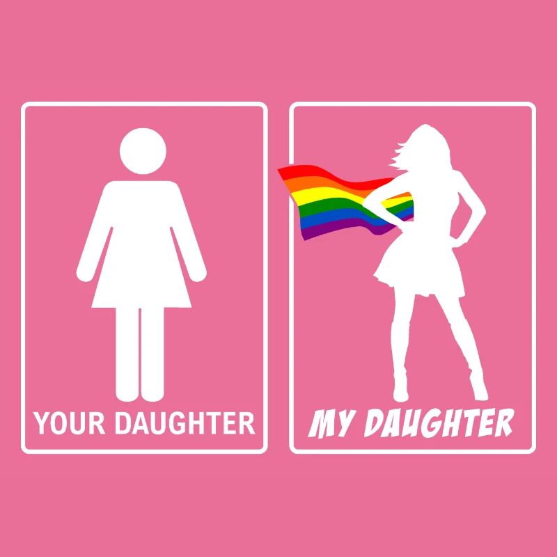 Lesbische Tochter Mutter Vater LGBT Lesbisch CSD