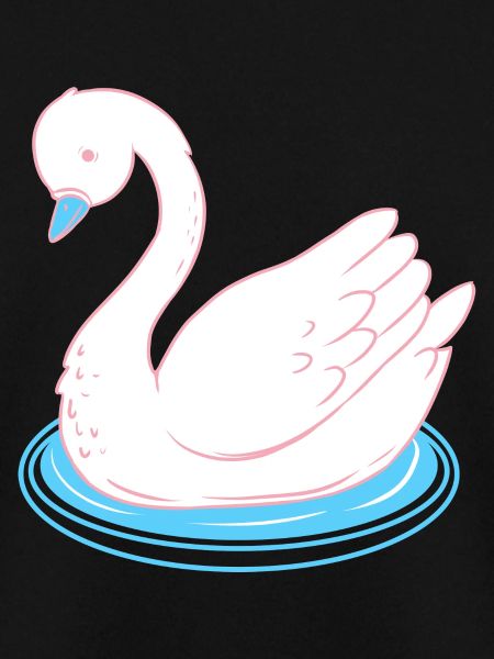 Trans Pride Swan