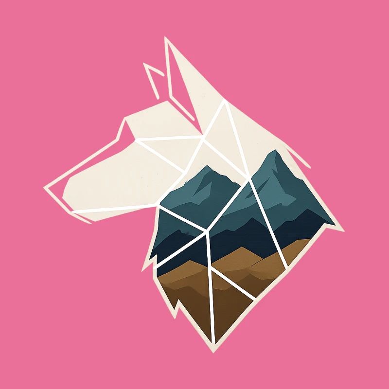 Geometrischer Wolf