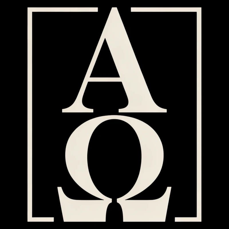 Christlich Alpha Omega Symbol Glaube Hoffnung