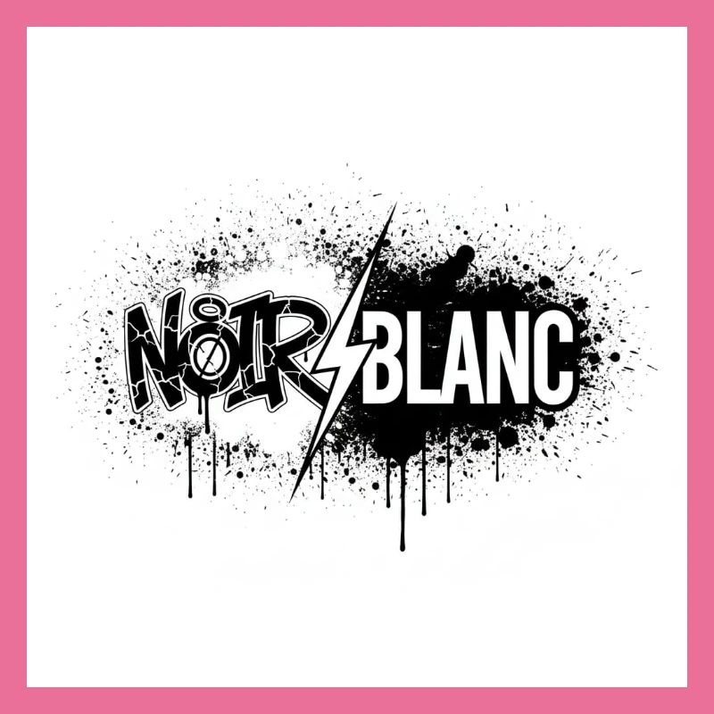 North White Graffiti Flash