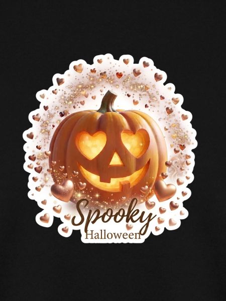 Sparky - Herzaugen Kürbis Halloween Design