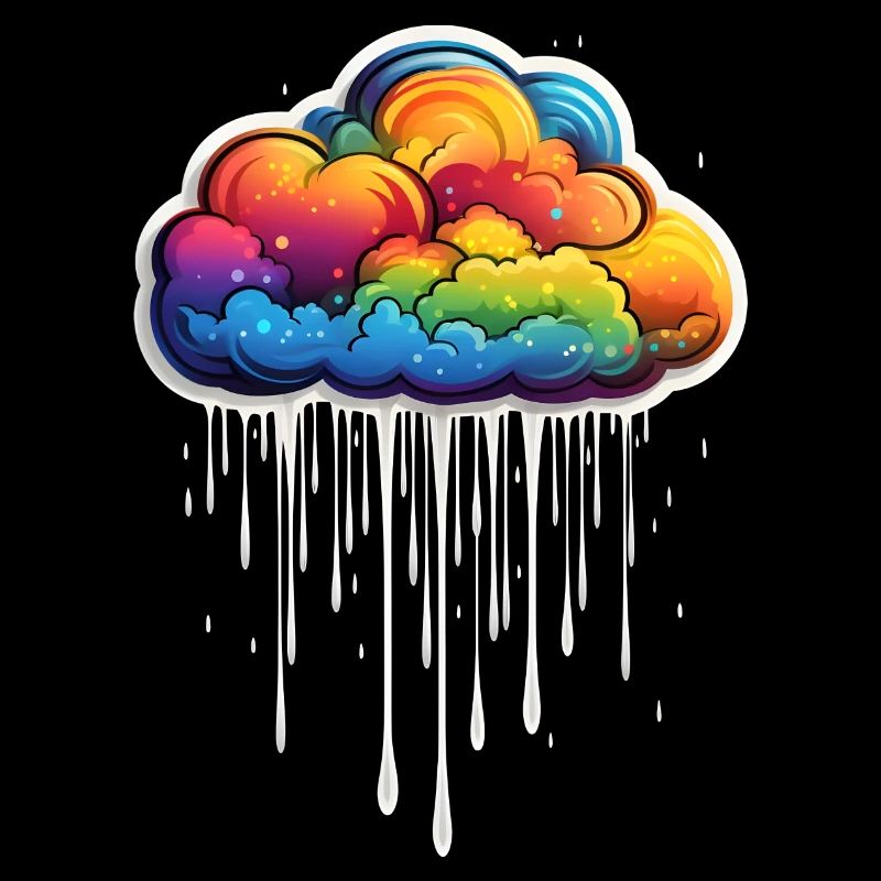 Regenbogen Wolke