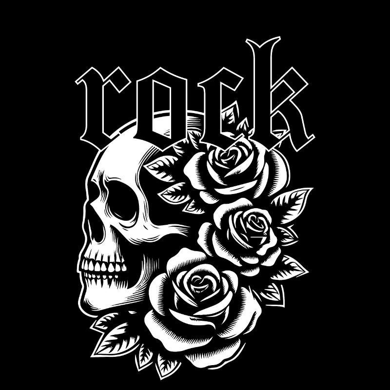 Rock Skull Design