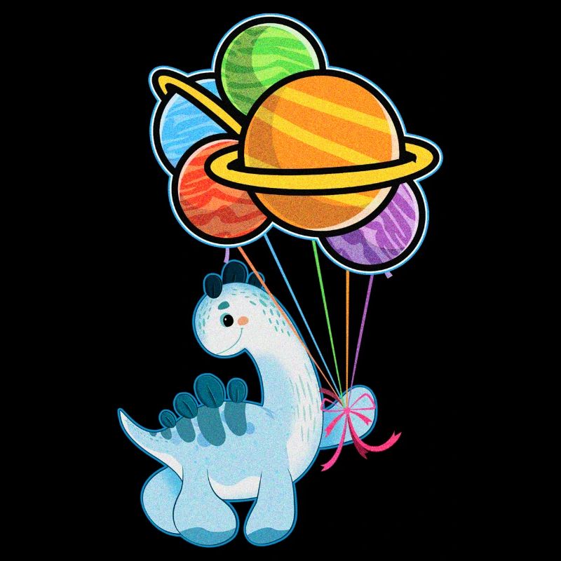 Netter kleiner Dinosaurier-Dinosaurier, planet