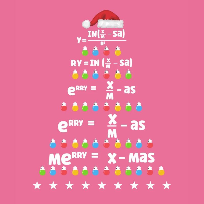 Math Arbre de Noël Math Formule Math Noël