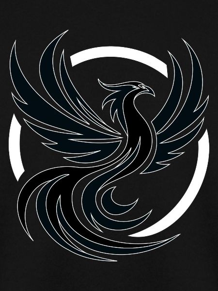 Phoenix black and white