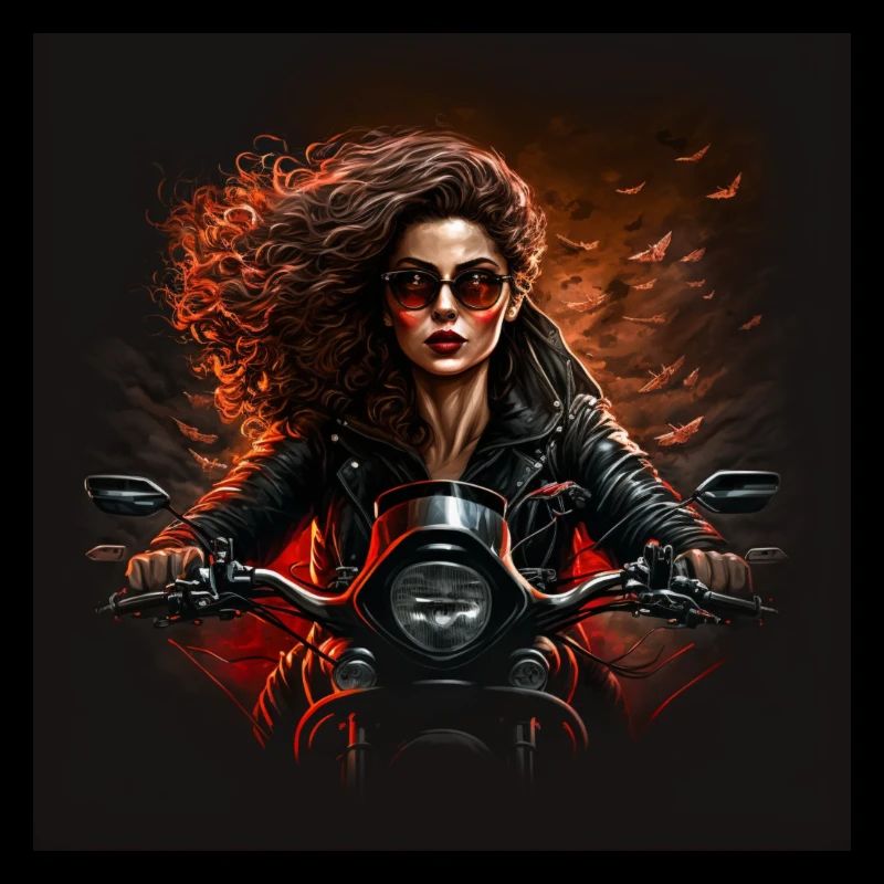 Weiblicher Biker 2