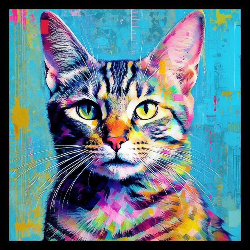 bunte Katze