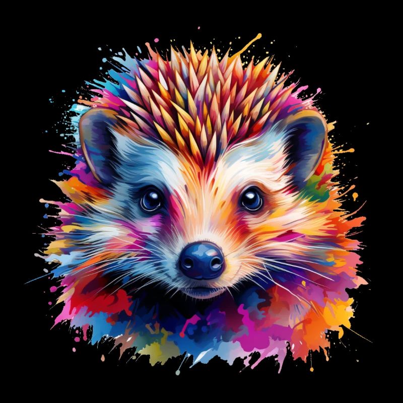 Bunter Igel