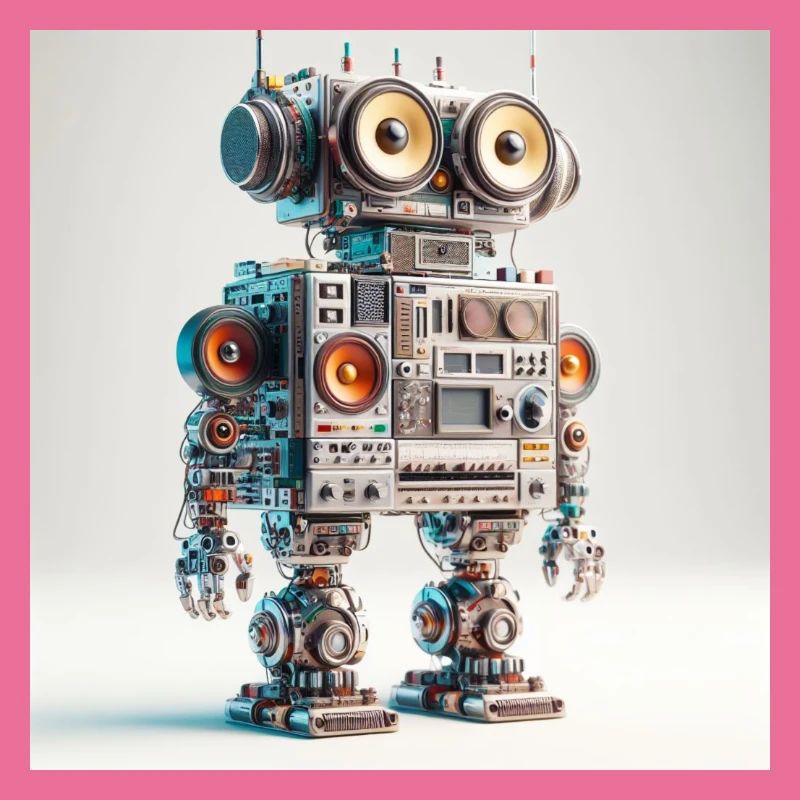 Analoger Audio-Roboter