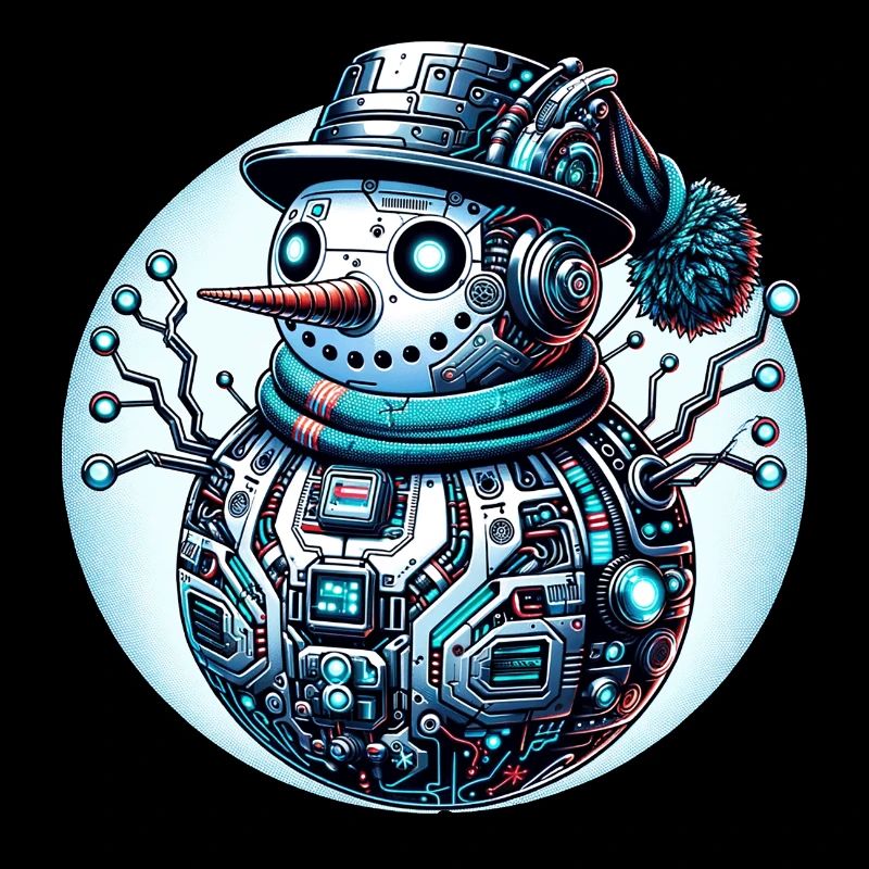 Cyberpunk Schneemann