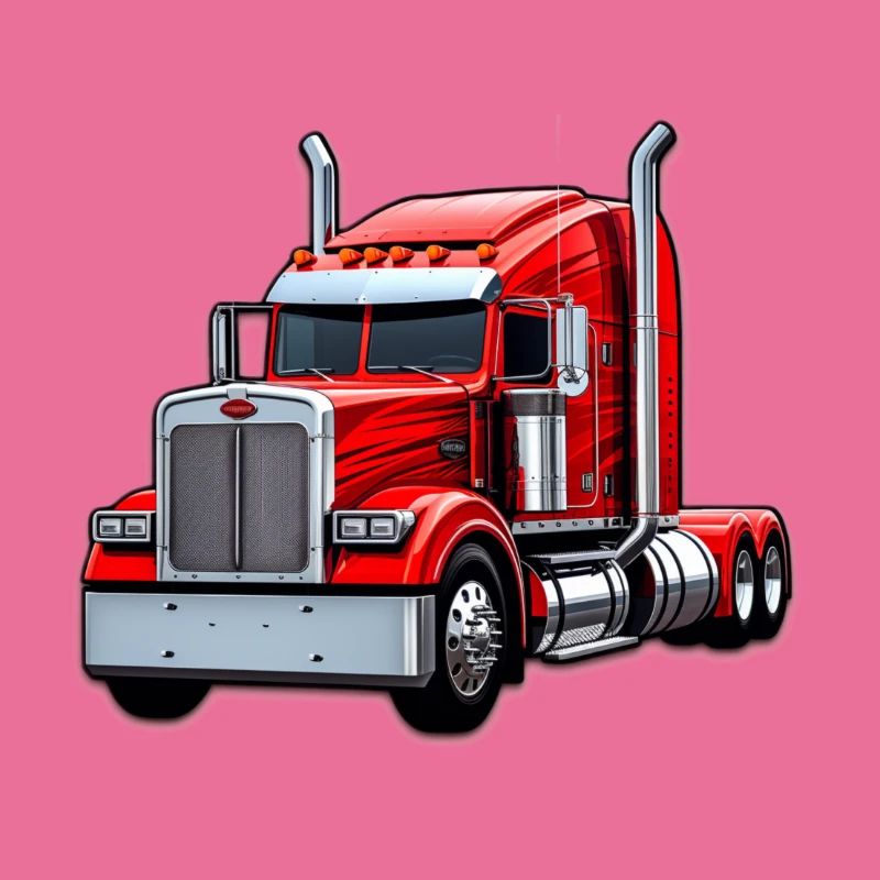 Roter Peterbilt