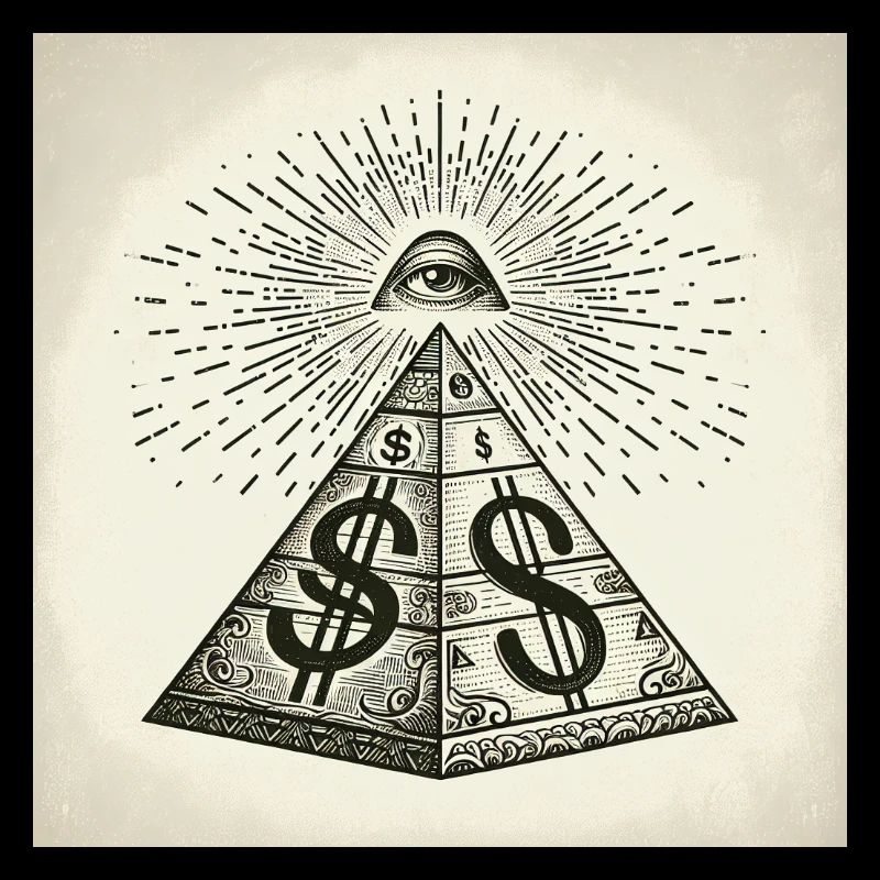Pyramide mit Auge