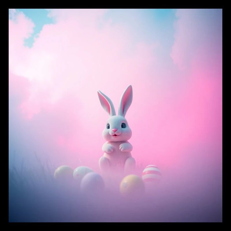 „Der fröhliche Eierhase“