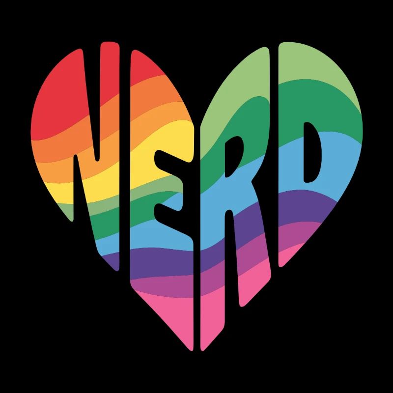 Nerd-Herz: Bunt und stolz drauf!