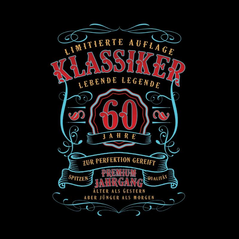 Geschenk 60 Geburtstag - Klassiker 60 Jahre Alt