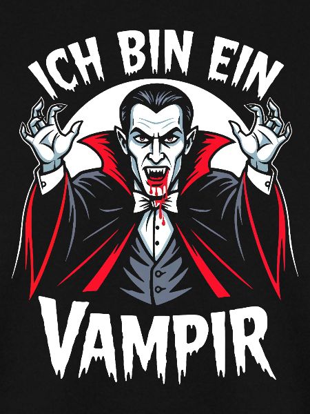 Vampir Kostüm Blutsauger Halloween Grusel 