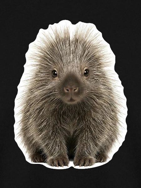 Putziges Stachelschwein - Niedlich