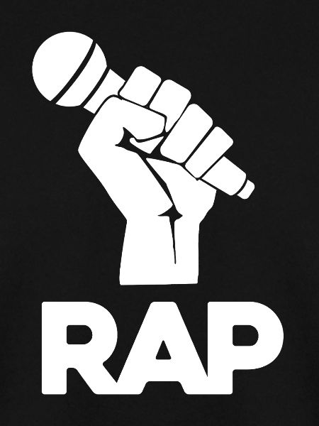 Rap Mic Silhouette