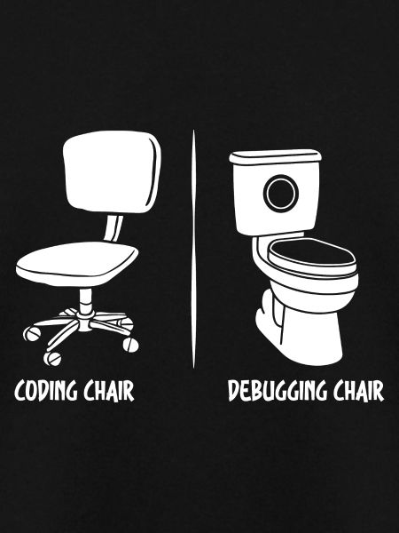 Debugging-Stuhl lustige Programmierer Geschenk