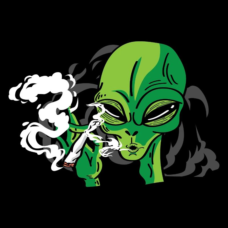 Alien Rauchen Gangster Gift