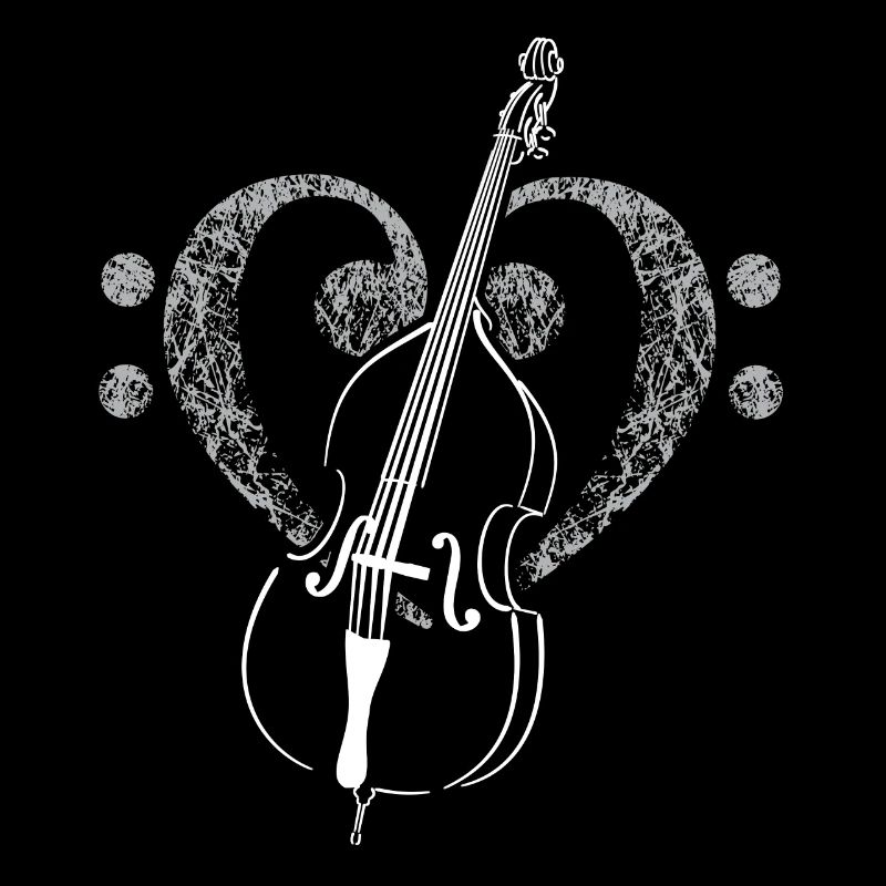 Contrebasse clé de basse