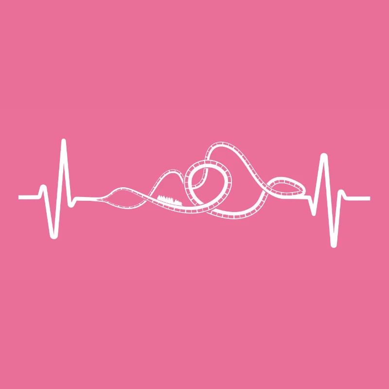 Rollercoaster Herzschlag Achterbahn Freizeitpark